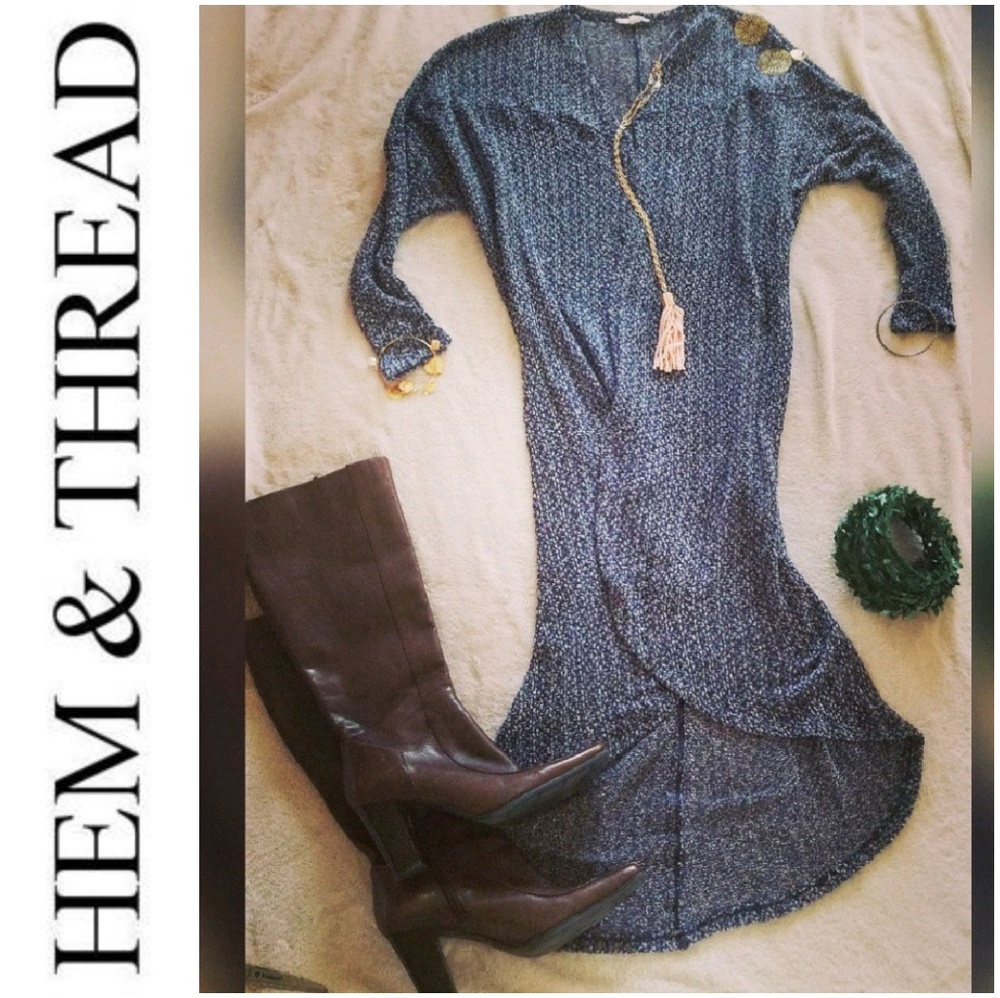 Hem and Thread Cardigan Duster